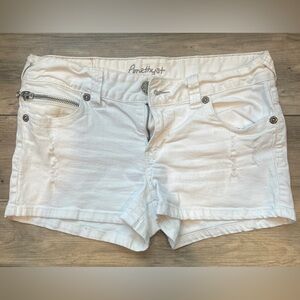 Amethyst Jeans Women's Bright White Jean Shorts